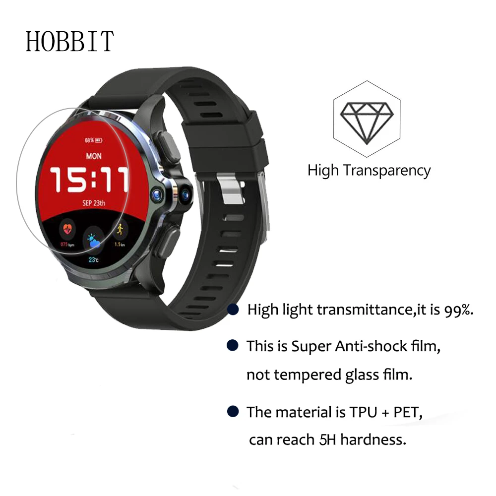 Взрывозащищенная нано пленка на весь экран 0 15 мм для смарт часов KOSPET prime GPS