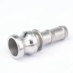 3/4" Hose Barbed 304 Stainless Steel Type E Plug Quick Fitting Camlock Connector