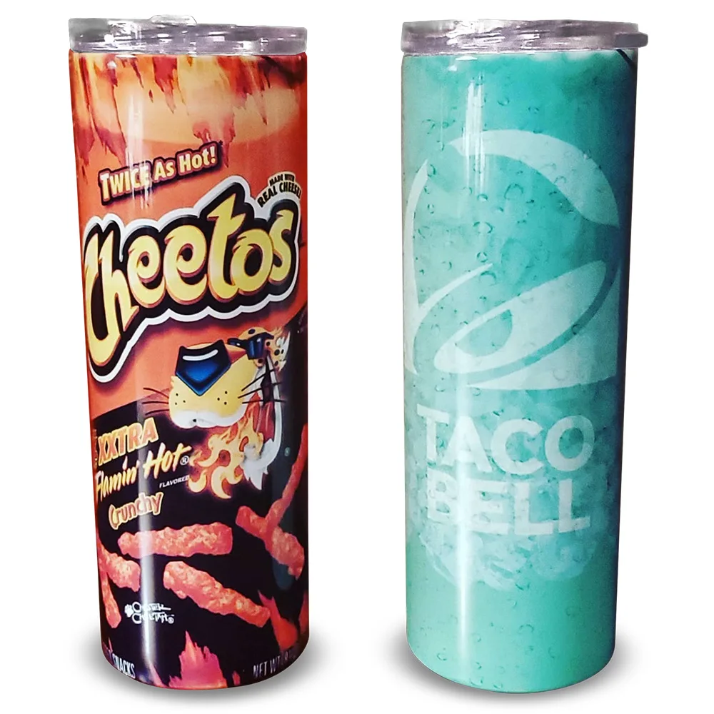 Оптовая продажа белая тонкая Термокружка с двойными стенками из нержавеющей