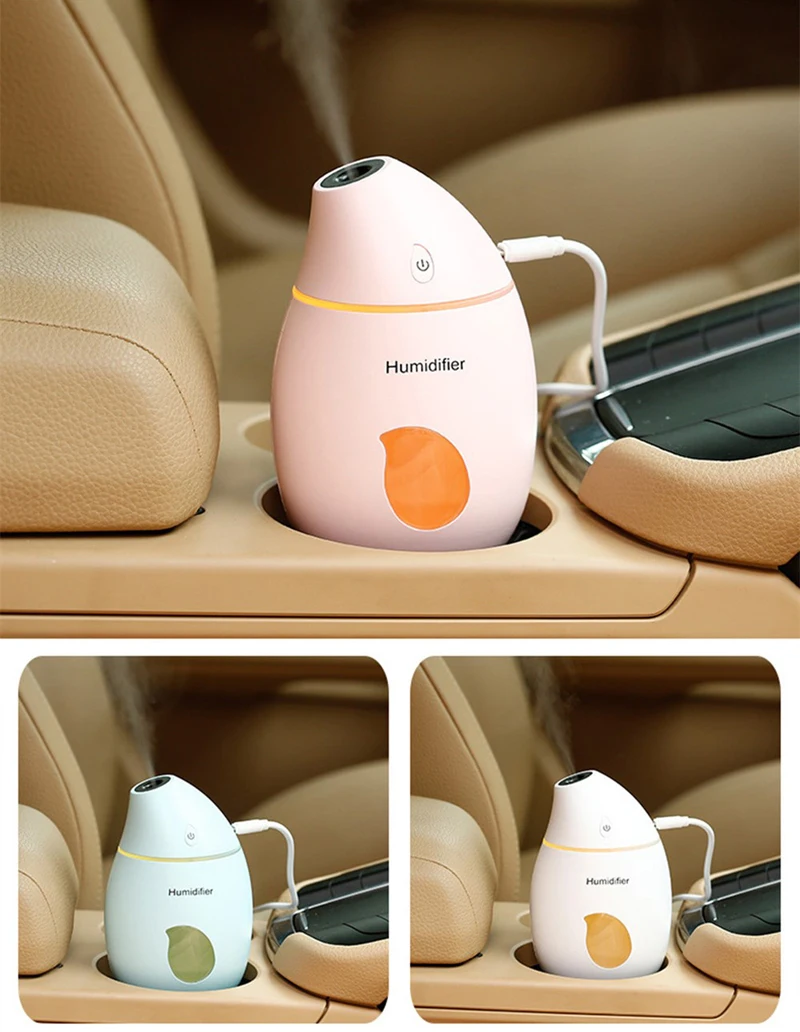 160 мл автомобильный Ультразвуковой USB переносной увлажнитель в форме манго