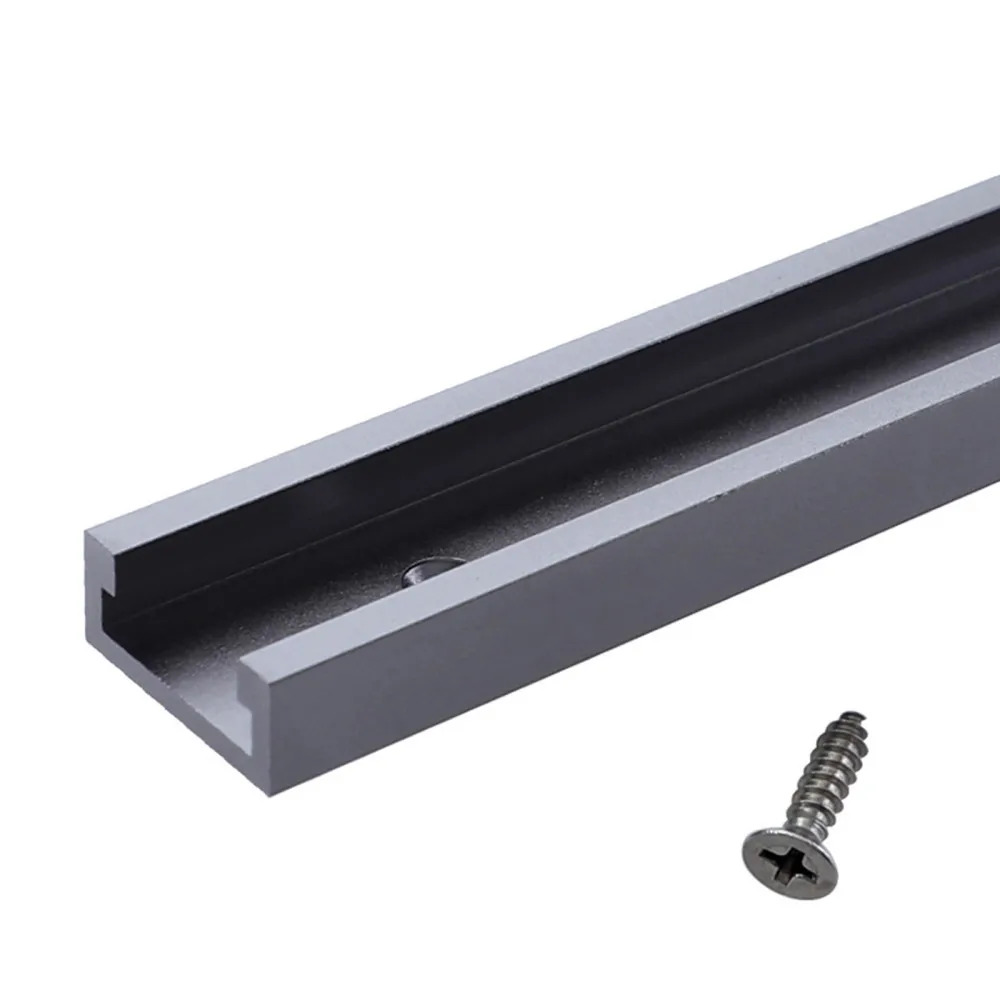 

Т-образный паз DIY Jig скользящий фрезерный станок Настольный торцовочный инструмент деревообрабатывающий инструмент Т-образный паз T-образн...