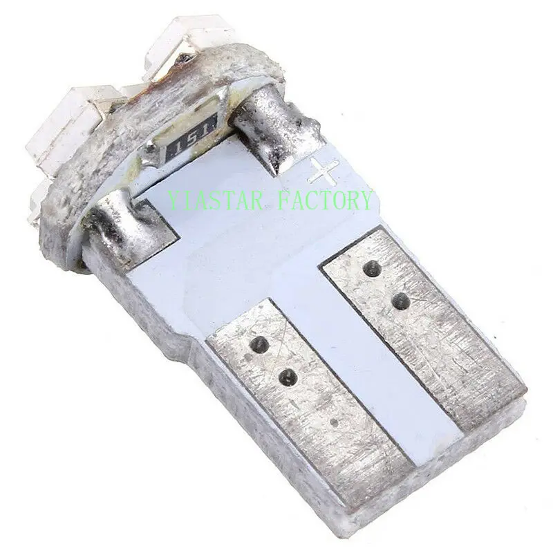 Yiastar 1000X белый T10 PCB 194 168 W5W 3528 1210 5 SMD светодиодный чтение светильник салона авто