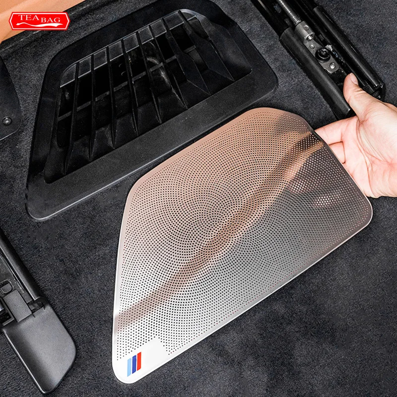 

Car Floor Air Outlet Vent Covers Heating Air Conditioning Vent Grille Protective Cover for BMW 5 Series F10 G30 7 Series F01 G11