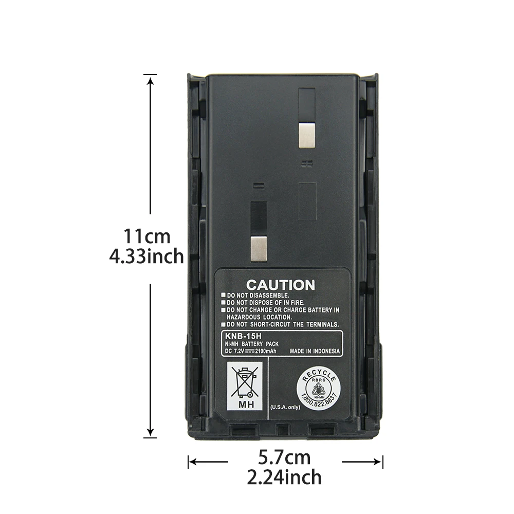 KNB-15H KNB-15A KNB-15 KNB-14 2100 мАч Ni-MH батарея для Kenwood KNB-20 TK-260 TK-260G TK-270G TK-272G TK-360 TK-370G |