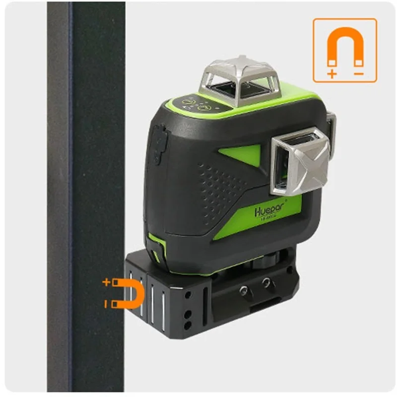 

HUEPAR Self-leveling Laser 603CG ,Multi Outdoor pulse mode 3*360 Alignment 12 Line linelaserlevel, Green 3D Laser Level