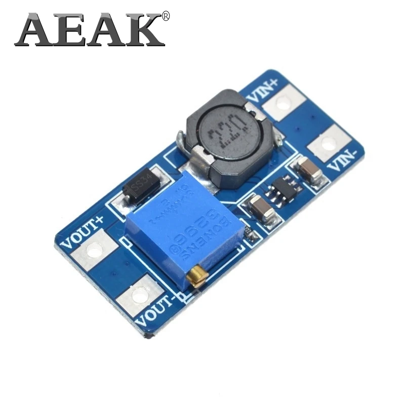 1 шт. Модуль повышения мощности MT3608 2A Max от 3 до 5 В В/9 В/12 В/24 В|power module|dc-dc step upstep up |