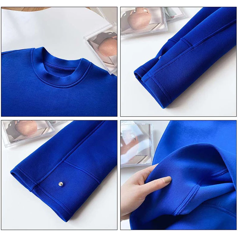 

GOPLUS Hoodie Women Sweatshirt O-Neck White Gray Oversized Hoodies 2021 Spring Korean Style Tops Pullover Sweat Capuche C10943