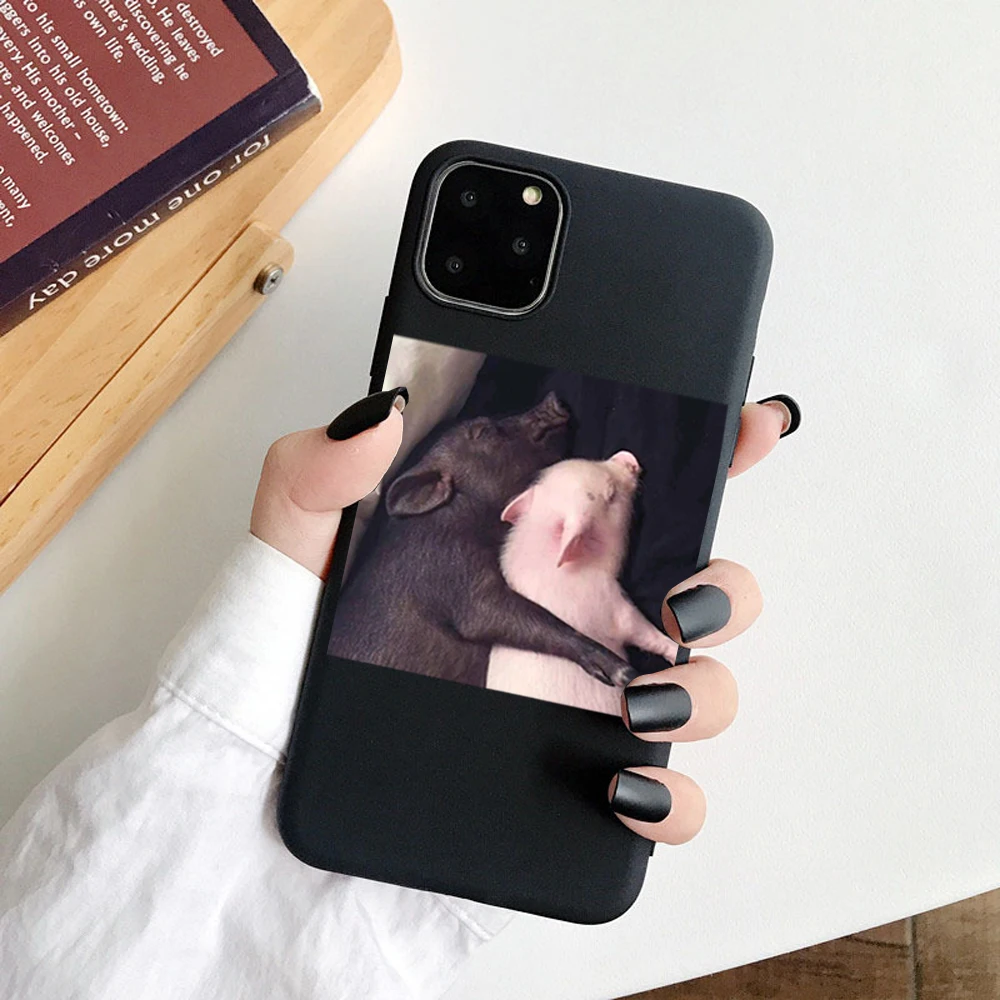 03 Чехол для телефона для iPhone 6, 6s, 7, 8 Plus, X, 5, 5S, SE, чехол с милой собачкой хаски, Рождественский Мягкий ТПУ черный чехол для iPhone 8, XR, XS, 11Pro Max - Цвет: 03