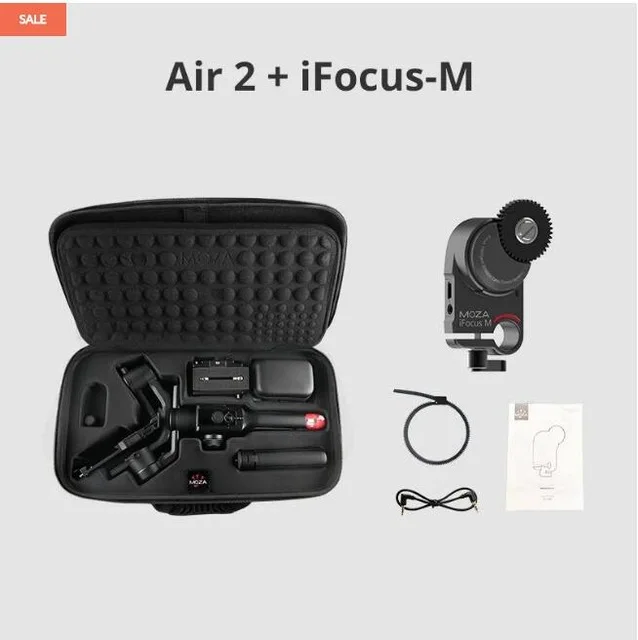 Air 2 with ifocus Moza Air 2 3-осевое переносное карданное Maxload 4,2 кг AIR2 стабилизатор для DSLR sony цифровой зеркальной камеры Canon Nikon w 3/8 1/4 винт PK DJI Ronin S - Цвет: Air 2 with ifocus
