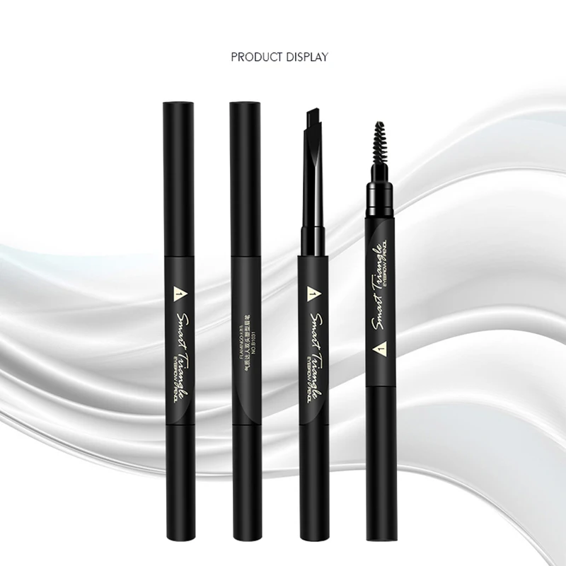 

FLAMINGO 2Pcs Makeup Set 3 Colors Eyebrow Pencil + Eyebrow Fixer Eyebrow Raincoat Waterproof Lasting Shaping Eyebrow Pencil