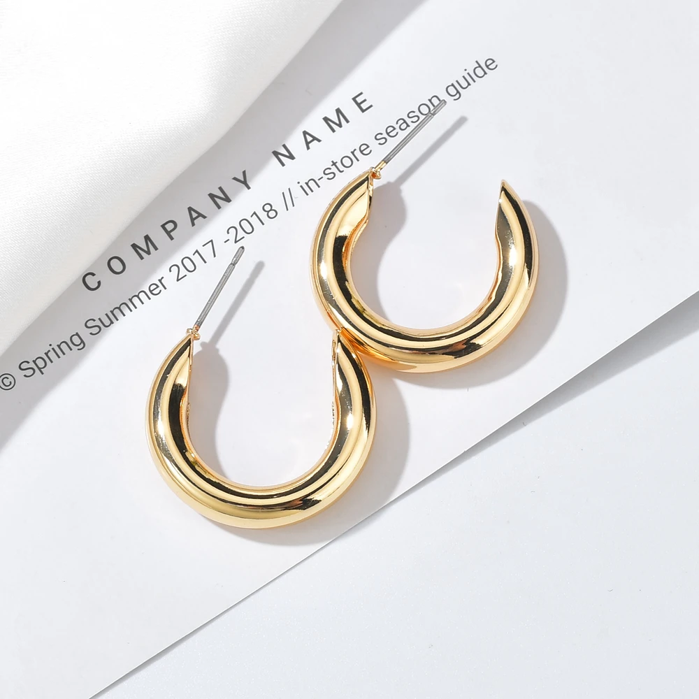 Новинка 2019 простой дизайн серебристый золотой цвет металлический