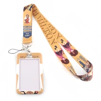 yl176 fashion art key lanyard car keychain id card pass gym mobile phone badge kids key ring friends accessories gifts