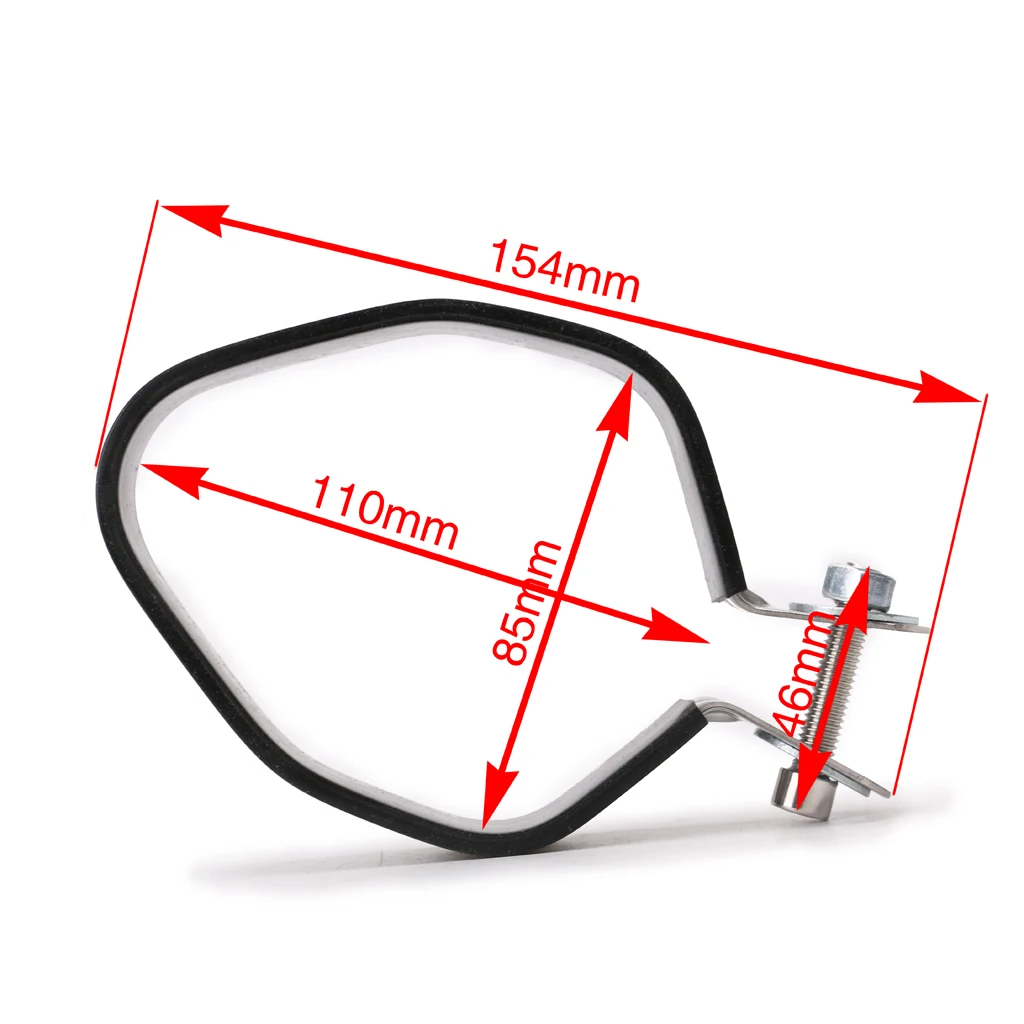 1 комплект 85 мм зажим для выхлопного шланга мотоцикла выхлопной трубы глушителя