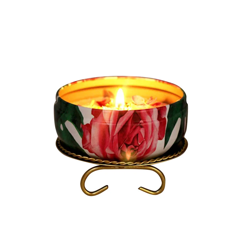 Геометрический подсвечник железный для украшения дома настольное