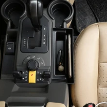 For Land rover Discovery 3 LR3 2004-2009 ABS Plastic Car Central Console Multifunction Storage Box Phone Tray Car Accessories