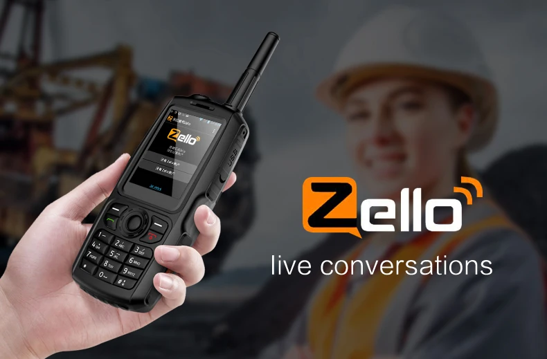 3g Wcdma Защищенный телефон Android с UHF 2W домофон PTT