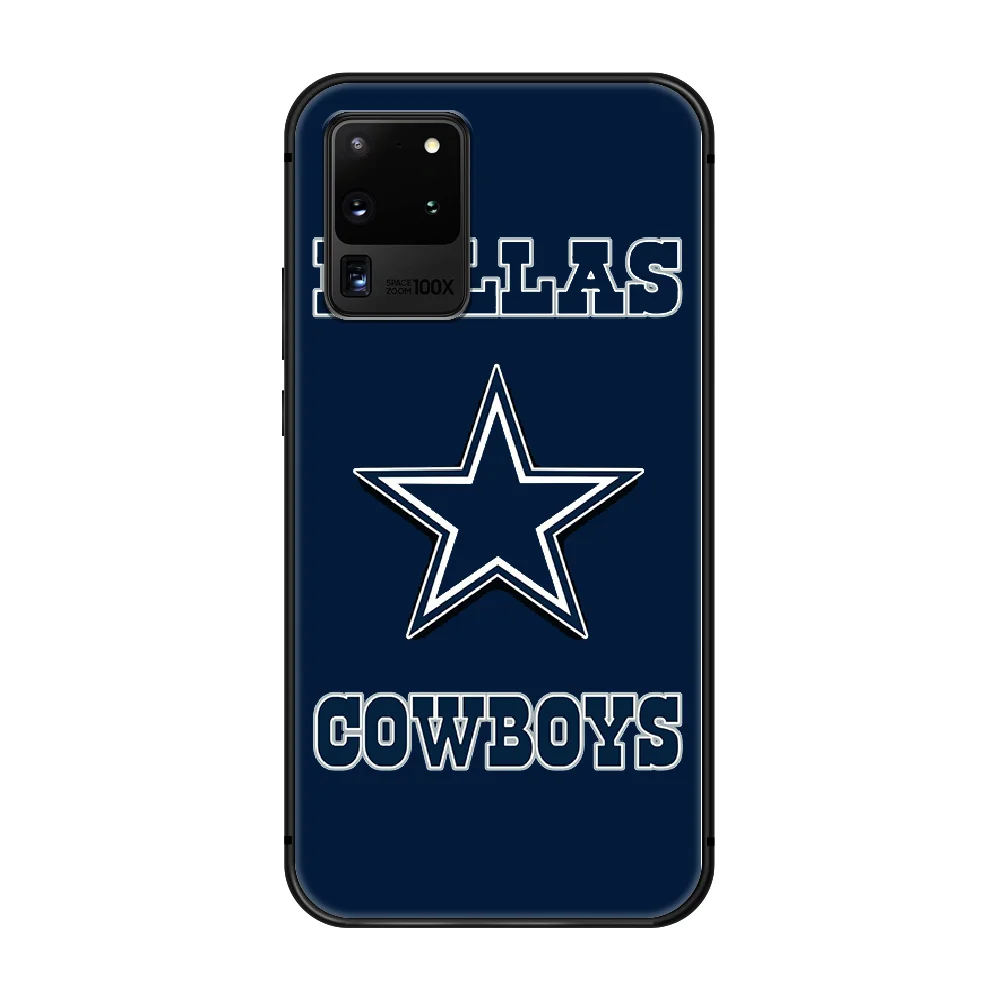 

Dallas Cowboys Phone Case Cover Hull For Samsung Galaxy S 6 7 8 9 10 e 20 edge uitra Note 8 9 10 plus black cover trend shell