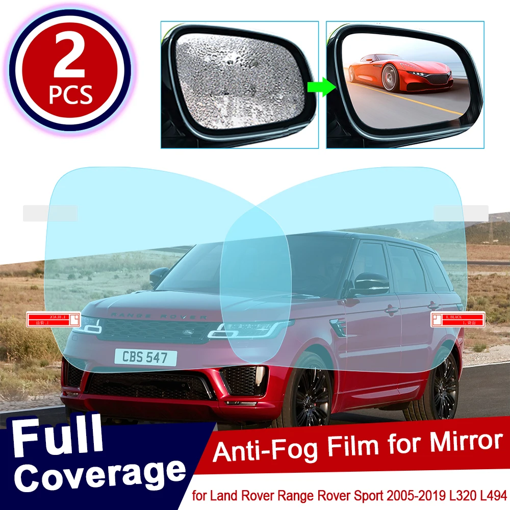 

Для Land Rover Range Rover Sport 2005 ~ 2019 L320 L494 полное покрытие противотуманная пленка аксессуары для зеркала заднего вида 2010 2016 2017 2018
