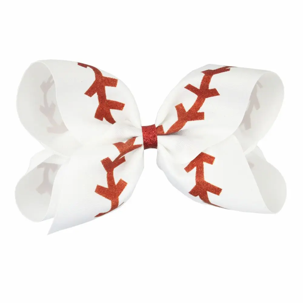 8 дюймов аксессуары для волос девушки банты большой радуга Оливковая ветвь бант