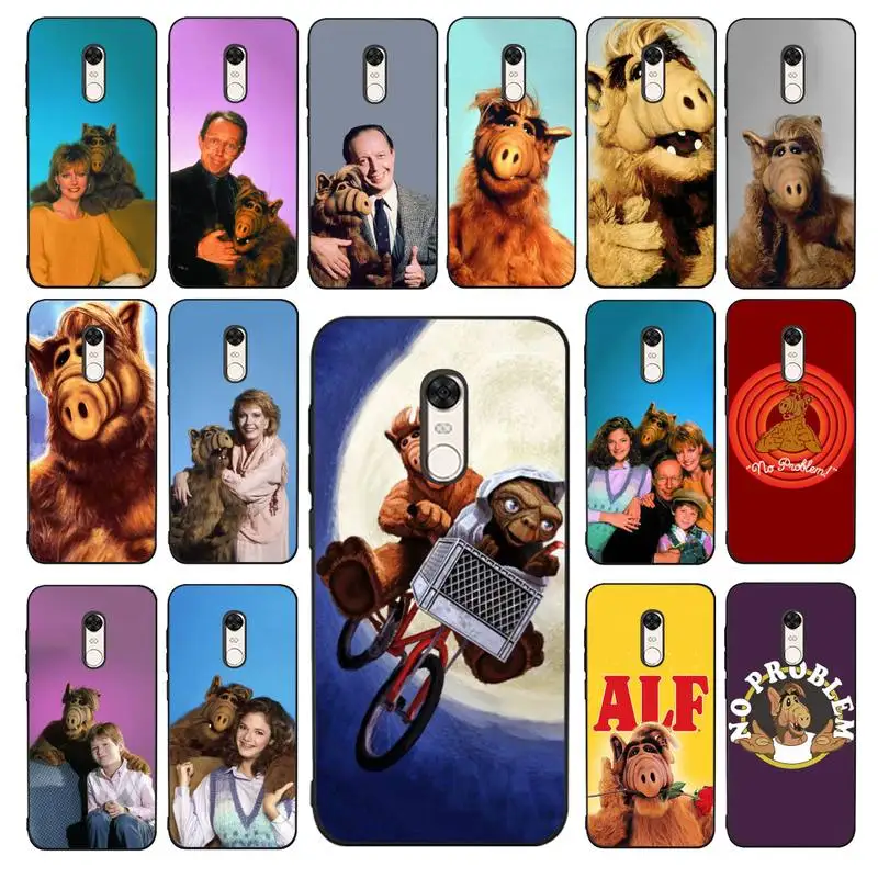 

YNDFCNB Alf Phone Case for Redmi 5 6 7 8 9 A 5plus K20 4X 6 cover