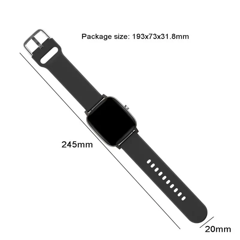 

IP67 Body Temperature Blood Pressure Monitor Heart Rate Fitness Tracker Bracelet PXPE