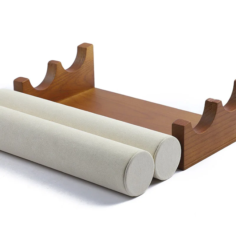 Новый высококачественный деревянный чехол для ювелирных изделий из микрофибры