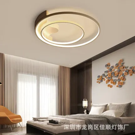 Lâmpada do Teto Simples e Moderno Lâmpada do Quarto das Crianças Circular Quarto Lâmpada Criativa Personalidade Quente Moda Led