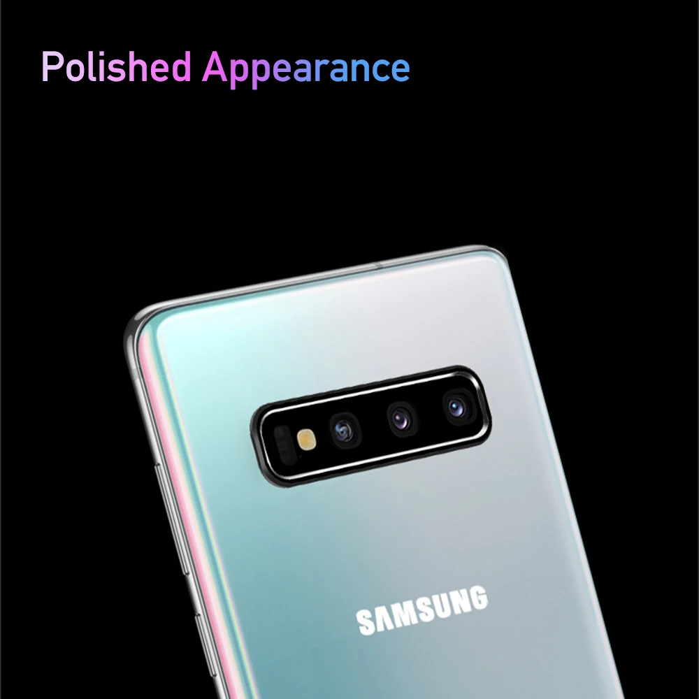 Защитная пленка для камеры samsung S10 из закаленного стекла Plus алюминиевая