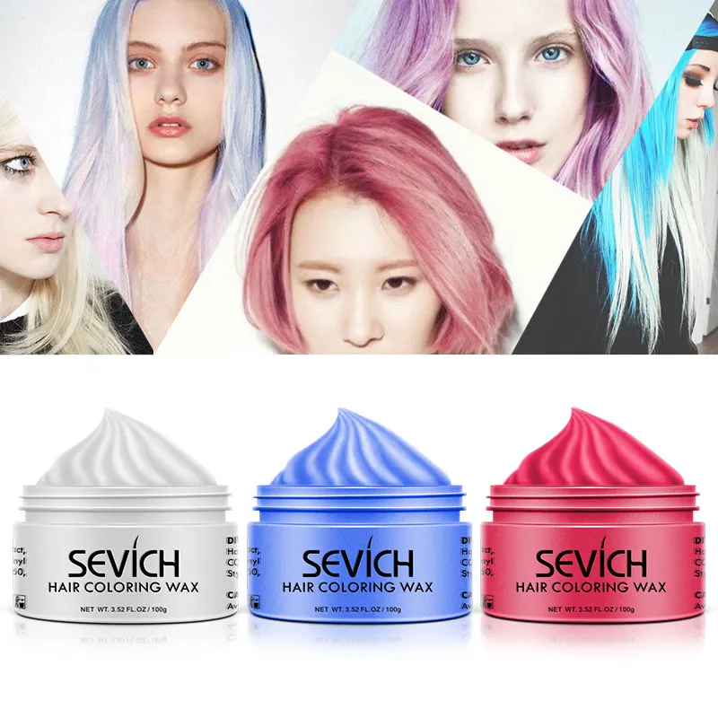 Одноразовая краска для волос воск укладки грязевая паста крем окрашивания гель