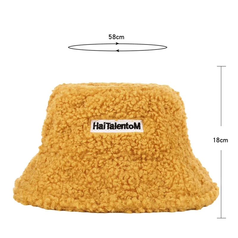 

Korean Version Of Autumn And Winter Models Lamb Hair Female Ins Fisherman Hat Warm Ear Protection Fisherman Hat Cute Plush Hat