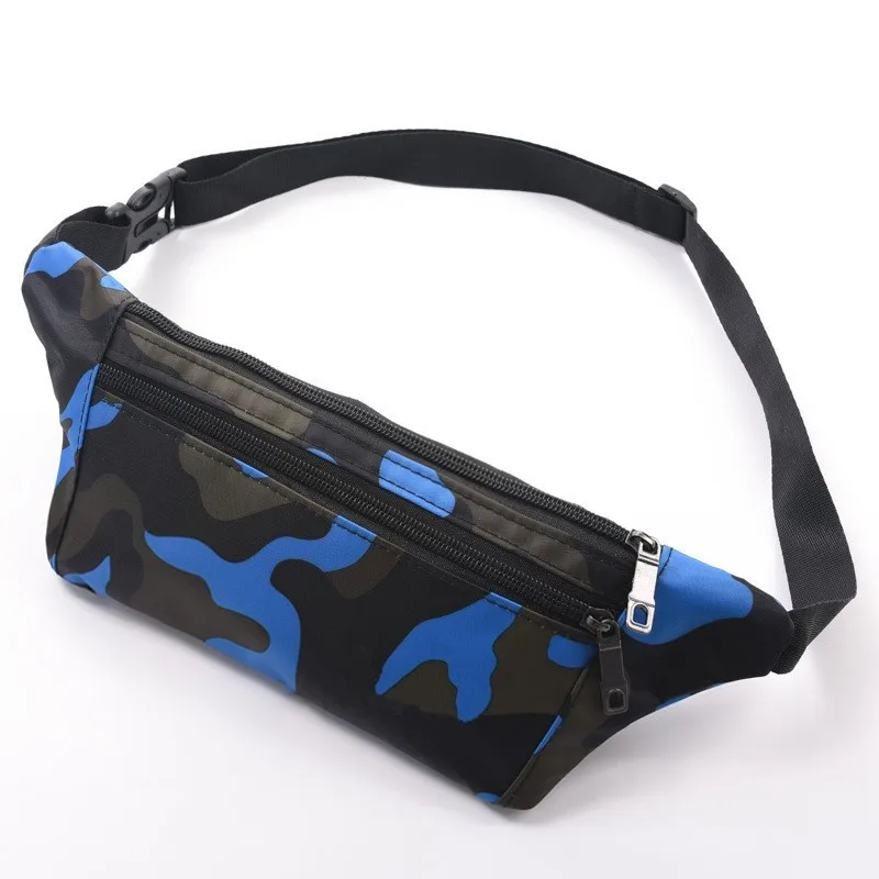 Детская камуфляжная поясная сумка для мальчиков и девочек дорожная с ремнем