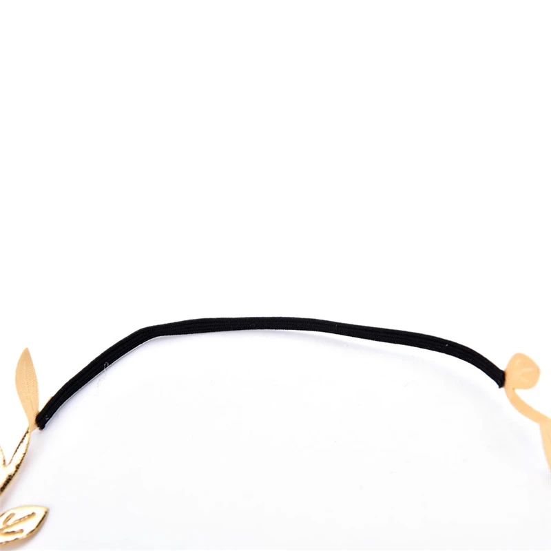 

G 2Pcs Gold Silver Leaves Hairbands Korean Summer Hair Accessories Bridal Trendy Jewelry For Mother and Baby Gifts