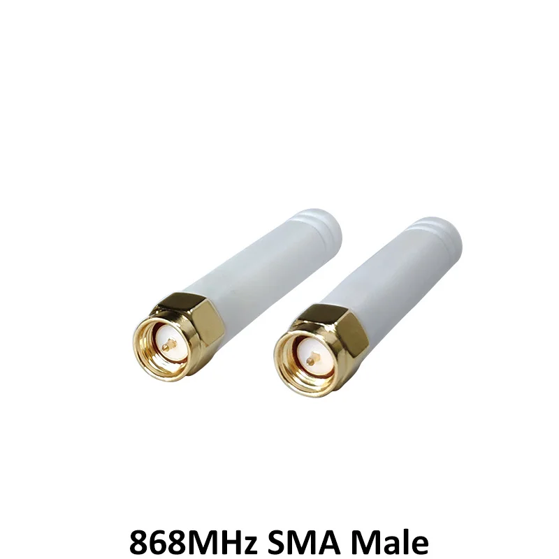 GRANDWISDOM 10pcs 868mhz antenna 2dbi sma male 915mhz lora antene module lorawan ipex 1 SMA female pigtail Extension Cable