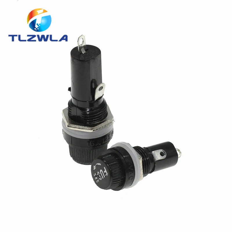 1PCS BLX 5*20 6*30MM Fuse Safety Tube Seat Black Knob PCB 5x20mm Socket 6x30 The Base | Обустройство дома