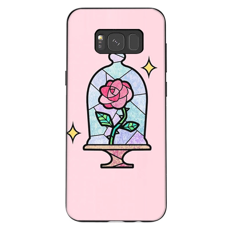 Чехол для телефона samsung J6 A70 A60 A50 A40 A20 A30 A10 A7 A6 A5 A3 A8 A9 чехол Красавица и Чудовище