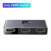 4k hd switch hdmi compat adapter for xiaomi mi box hd switcher 1x22x1 for ps43 tv box switch 4k hd bi direction switch