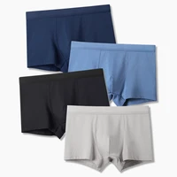 3pcslot mens boxers underwear high quality cotton sexy solid panties athletic briefs large size underpants wholesale