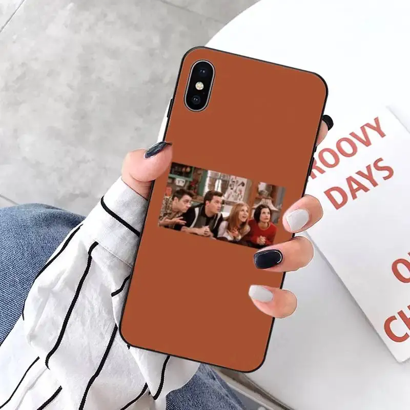 

Cartoon funny Clip Art Friends TV Show Phone Case for iPhone 11 12 pro XS MAX 8 7 6 6S Plus X 2020 XR Mini