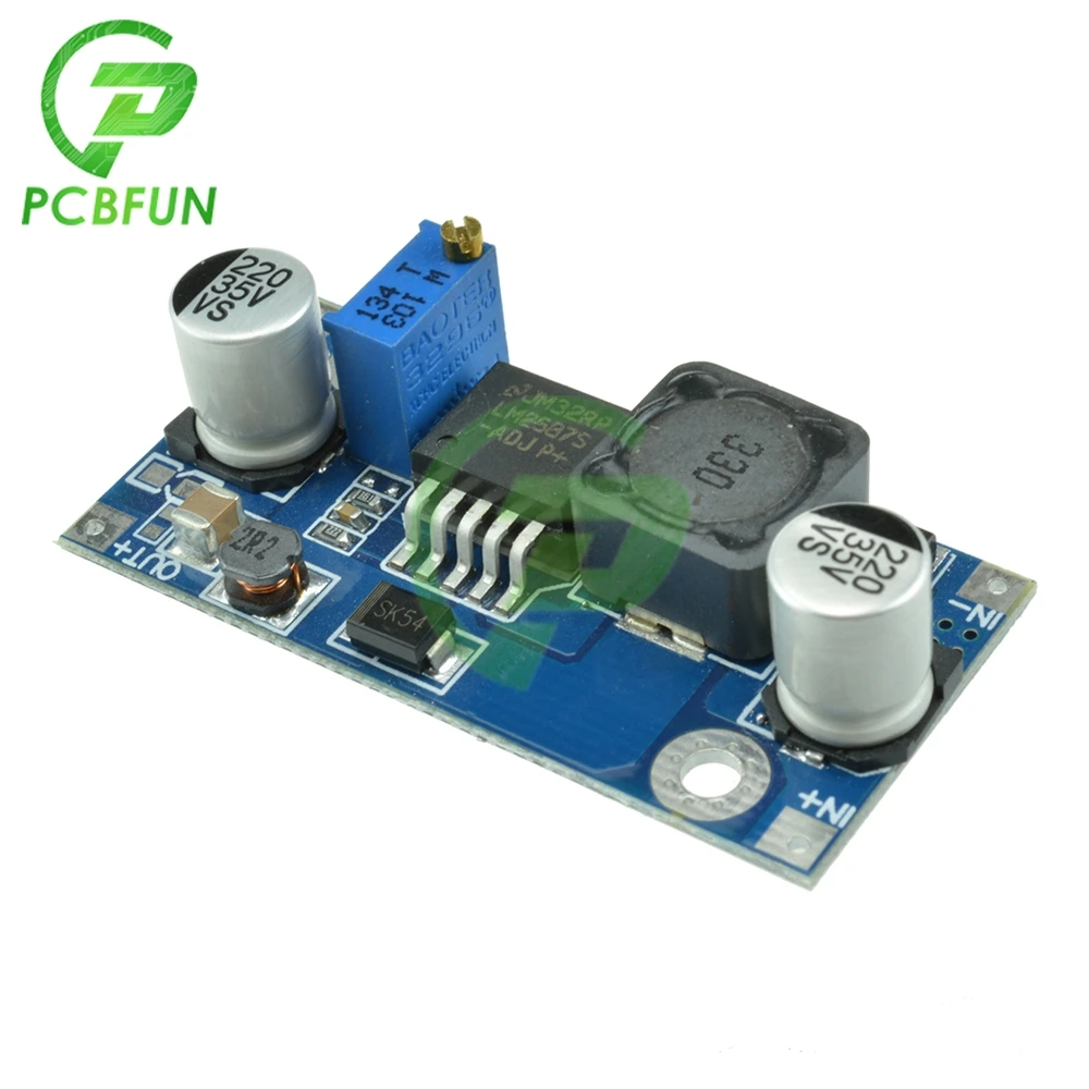 LM2587 DC Boost преобразователь 3 30 в повышающий до 4 35 модуль источника питания Макс 5 А
