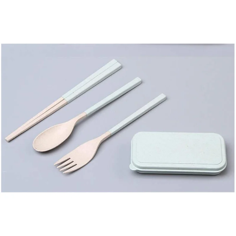 3 в 1 столовая посуда на открытом воздухе столовые приборы вилка/Ложка/палочки для