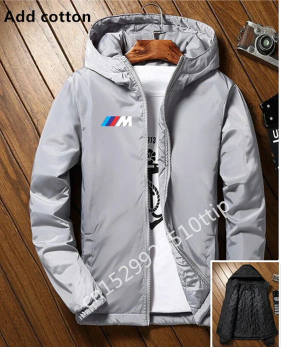 

2021 New Motorcycle Waterproof Add cotton Jacket for BMW Motocross Fashion Jacket Motobike Riding Hooded Windbreaker sh