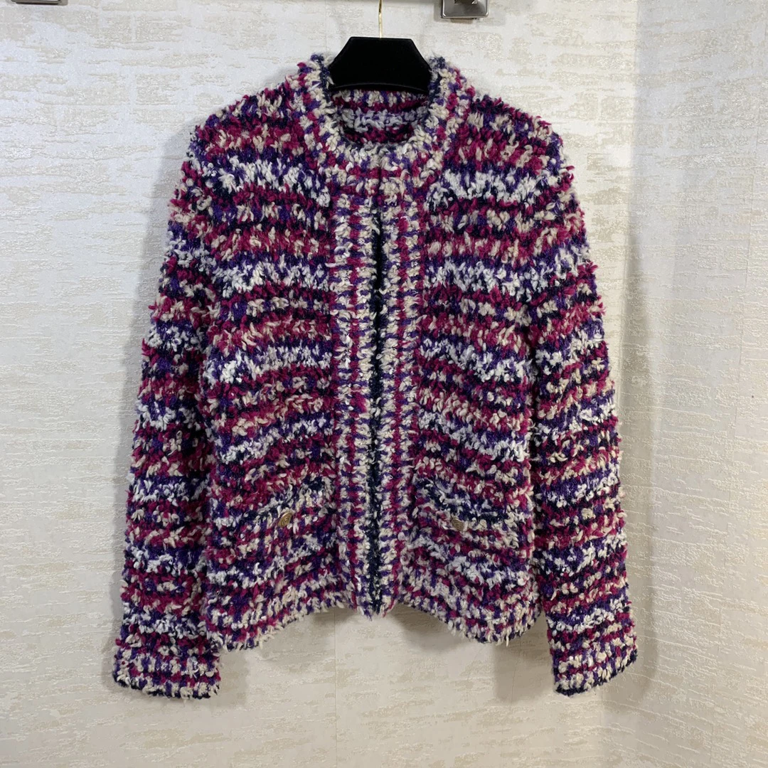 

Fashion 2021 New Ladies Long Sleeve Sexy Casual Color Sweater Cardigan 1228