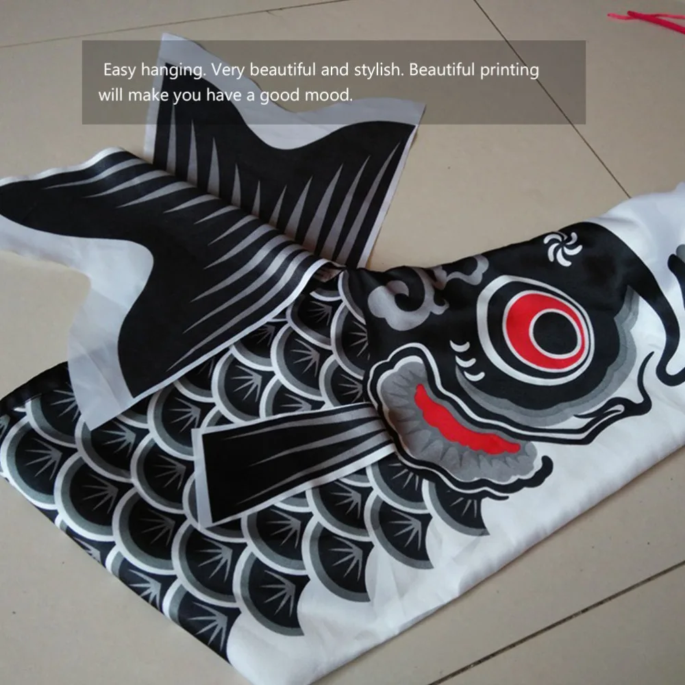 

5PCS Japanese Carp Flag Decor Japanese Gentle Wind Fish Flag (Colorful)