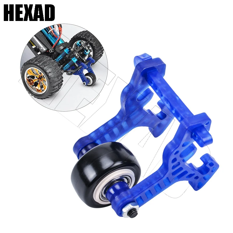 

1pcs Plastic and Metal High Speed Wheelie Bar Anti-roll Wheel for 1/10 RC Scale HSP 94108 94111 94188 RC monster Car Accessory