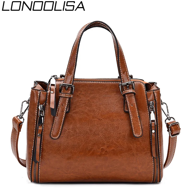 Женская сумка тоут из искусственной кожи в стиле ретро летняя повседневная на