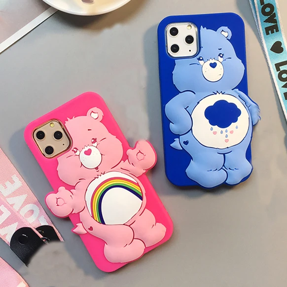 Для iPhone 11 Pro Max X XS XR милый мягкий силиконовый чехол для iPhone 8 6 6S 7 Plus