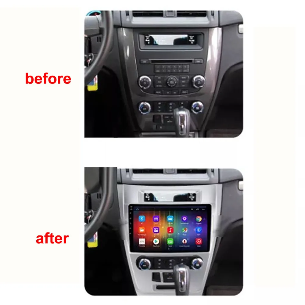 Runningnav для Ford Fusion Mondeo Mustang 2009-2012 Android автомобильное радио мультимедийный