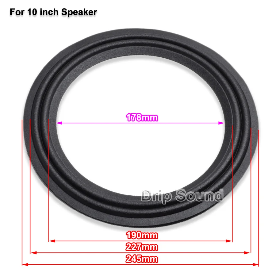 2 х кольцевой низкочастотный динамик с тканевыми краями сабвуфер объемным звуком