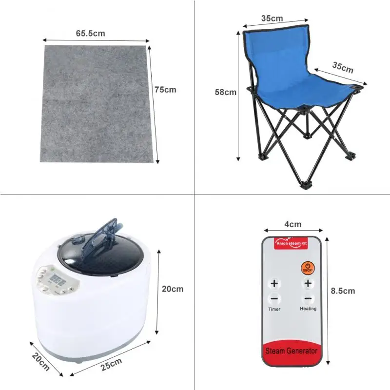 Портативная терапевтическая Паровая сауна домашняя спа для похудения ванная