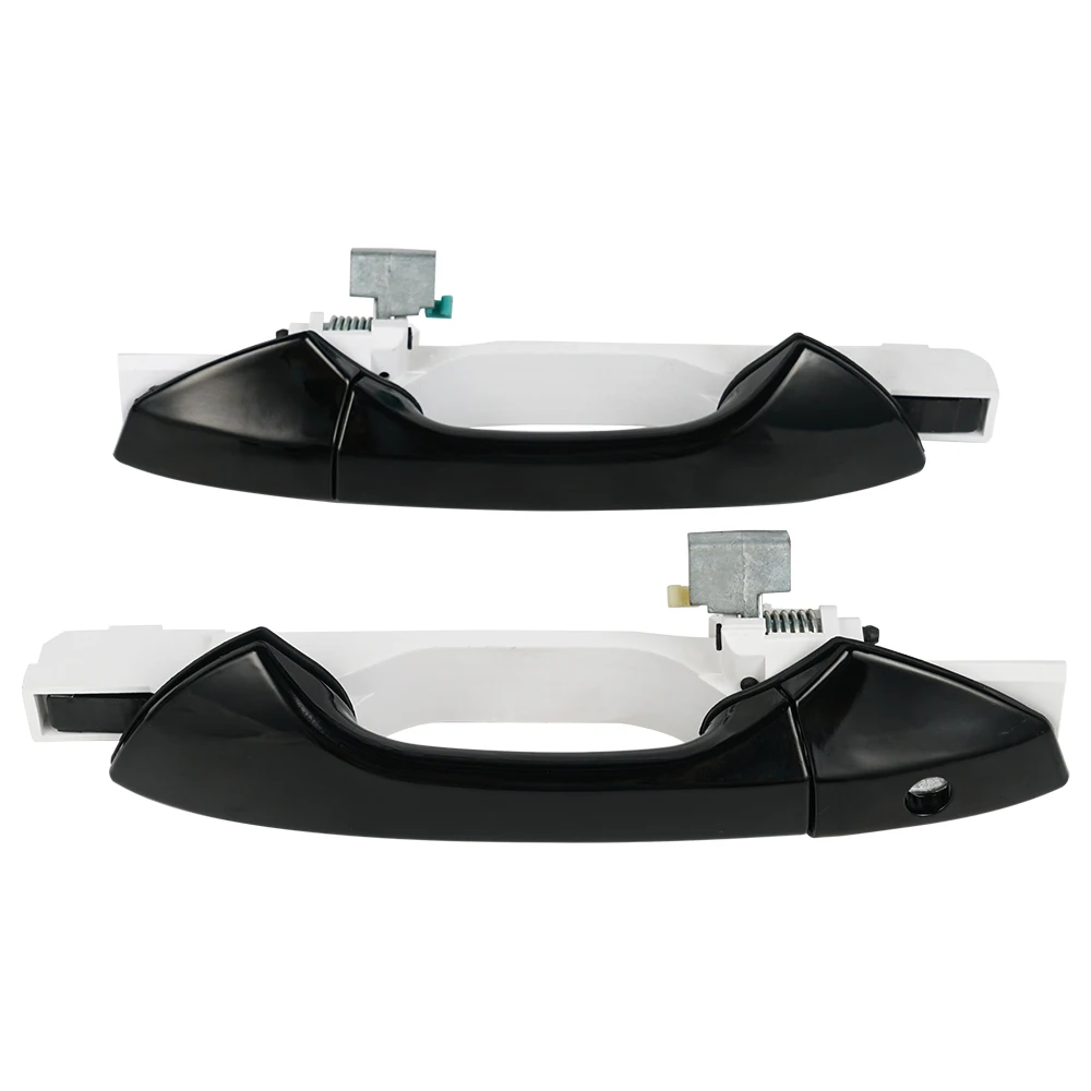 

1x Pair Outside/Exterior Door Handle Black ABS Plastic For Honda Accord 2008 2019 2010 2011 2012 Front Left & Front Right